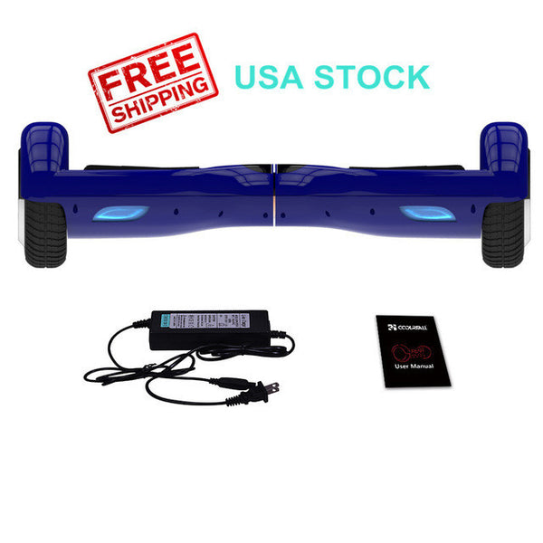 hoverboard high quality blue balance car 6.5 inches two wheels hover board USA stock